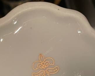 Limoges Tea Set W/ Teapot, Creamer, Sugar, 4 Cups, & 4 Saucers