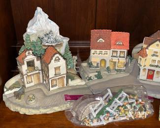 Hummel Miniature Village W/ Buildings & Figurines