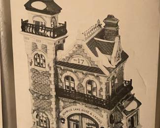 Large Dept.56 Christmas Village Collection Of Buildings, Figurines, & Accessories