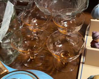 Vintage Pink Depression Glassware