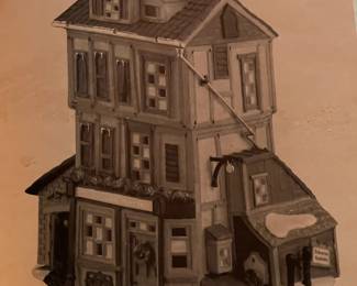 Large Dept.56 Christmas Village Collection Of Buildings, Figurines, & Accessories