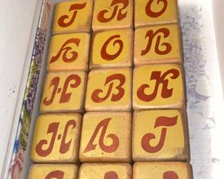 Wooden Letter Blocks