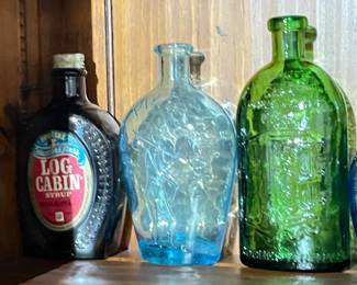 Beautiful Vintage Wheaton Glass Company (NJ) Colorful Bottles