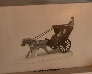 Large Dept.56 Christmas Village Collection Of Buildings, Figurines, & Accessories