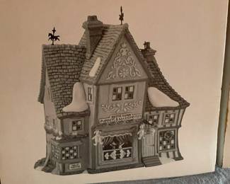 Large Dept.56 Christmas Village Collection Of Buildings, Figurines, & Accessories