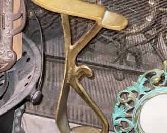 Brass Shoe Stand