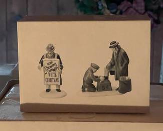 Large Dept.56 Christmas Village Collection Of Buildings, Figurines, & Accessories