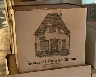 Large Dept.56 Christmas Village Collection Of Buildings, Figurines, & Accessories