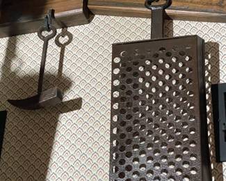 Wall & Ceiling Hanging Gadgets, Tools, & Assorted Antiques