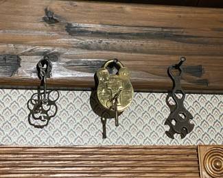 Wall & Ceiling Hanging Gadgets, Tools, & Assorted Antiques