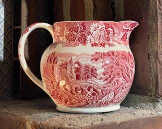 Red & White Pitcher