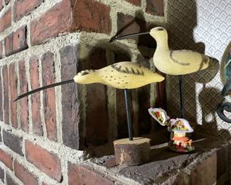 Wooden Bird Figurines