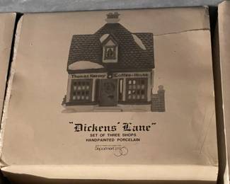 Large Dept.56 Christmas Village Collection Of Buildings, Figurines, & Accessories