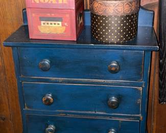 Mini Hanging Wooden Cabinet W/ 3 Drawers