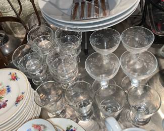 Vintage Clear Glassware