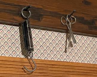 Wall & Ceiling Hanging Gadgets, Tools, & Assorted Antiques