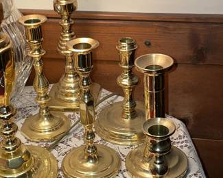 Brass Candlestick Holders