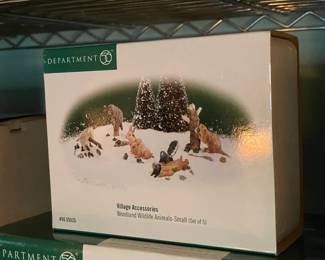 Large Dept.56 Christmas Village Collection Of Buildings, Figurines, & Accessories