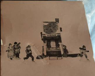 Large Dept.56 Christmas Village Collection Of Buildings, Figurines, & Accessories