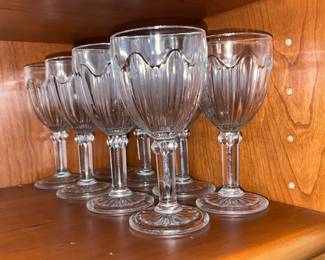 Vintage Clear Stemware