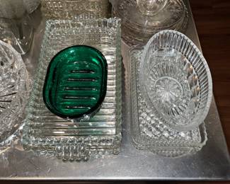 Crystal Plates, Bowls, Etc.