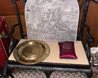 Cast Iron Doll Bench