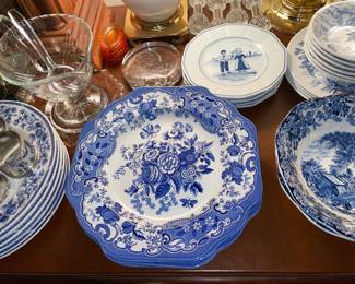 Blue & White Plates