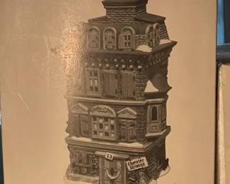 Large Dept.56 Christmas Village Collection Of Buildings, Figurines, & Accessories