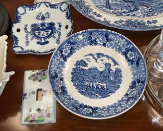 Blue & White Plates