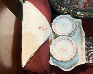 Antique Floral Plates