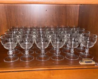 Vintage Footed Glassware