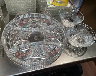 Crystal Plates, Bowls, Etc.