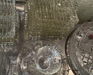 Crystal Plates, Bowls, Etc.