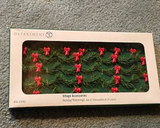 Large Dept.56 Christmas Village Collection Of Buildings, Figurines, & Accessories