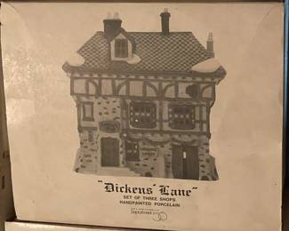 Large Dept.56 Christmas Village Collection Of Buildings, Figurines, & Accessories