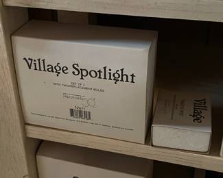 Large Dept.56 Christmas Village Collection Of Buildings, Figurines, & Accessories