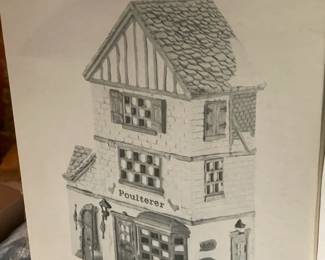 Large Dept.56 Christmas Village Collection Of Buildings, Figurines, & Accessories