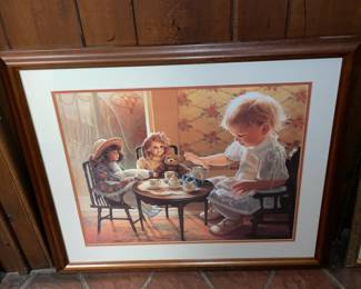Framed Doll Artwork