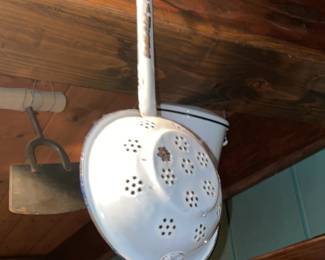 Hanging Kitchen Gadgets, Tools, & Assorted Antiques