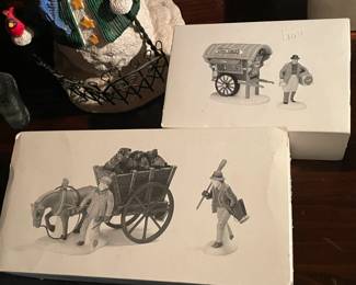 Large Dept.56 Christmas Village Collection Of Buildings, Figurines, & Accessories