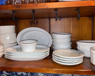 Assorted White China (Some Pottery Barn, Etc.)