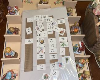 Hummel 12 Month Calendar Set W/ Rack