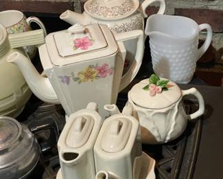 Teapot, Creamer, & Pitcher Collection