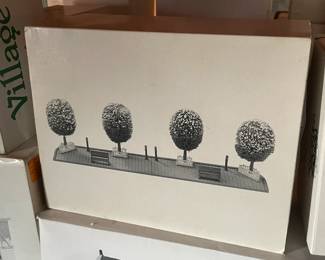 Large Dept.56 Christmas Village Collection Of Buildings, Figurines, & Accessories