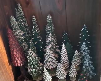 Large Dept.56 Christmas Village Collection Of Buildings, Figurines, & Accessories