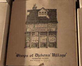 Large Dept.56 Christmas Village Collection Of Buildings, Figurines, & Accessories