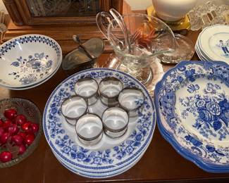 Blue & White Plates