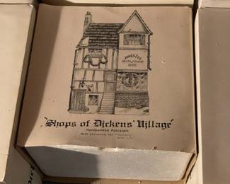 Large Dept.56 Christmas Village Collection Of Buildings, Figurines, & Accessories