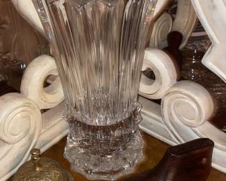 Large Crystal Vase
