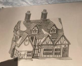 Large Dept.56 Christmas Village Collection Of Buildings, Figurines, & Accessories